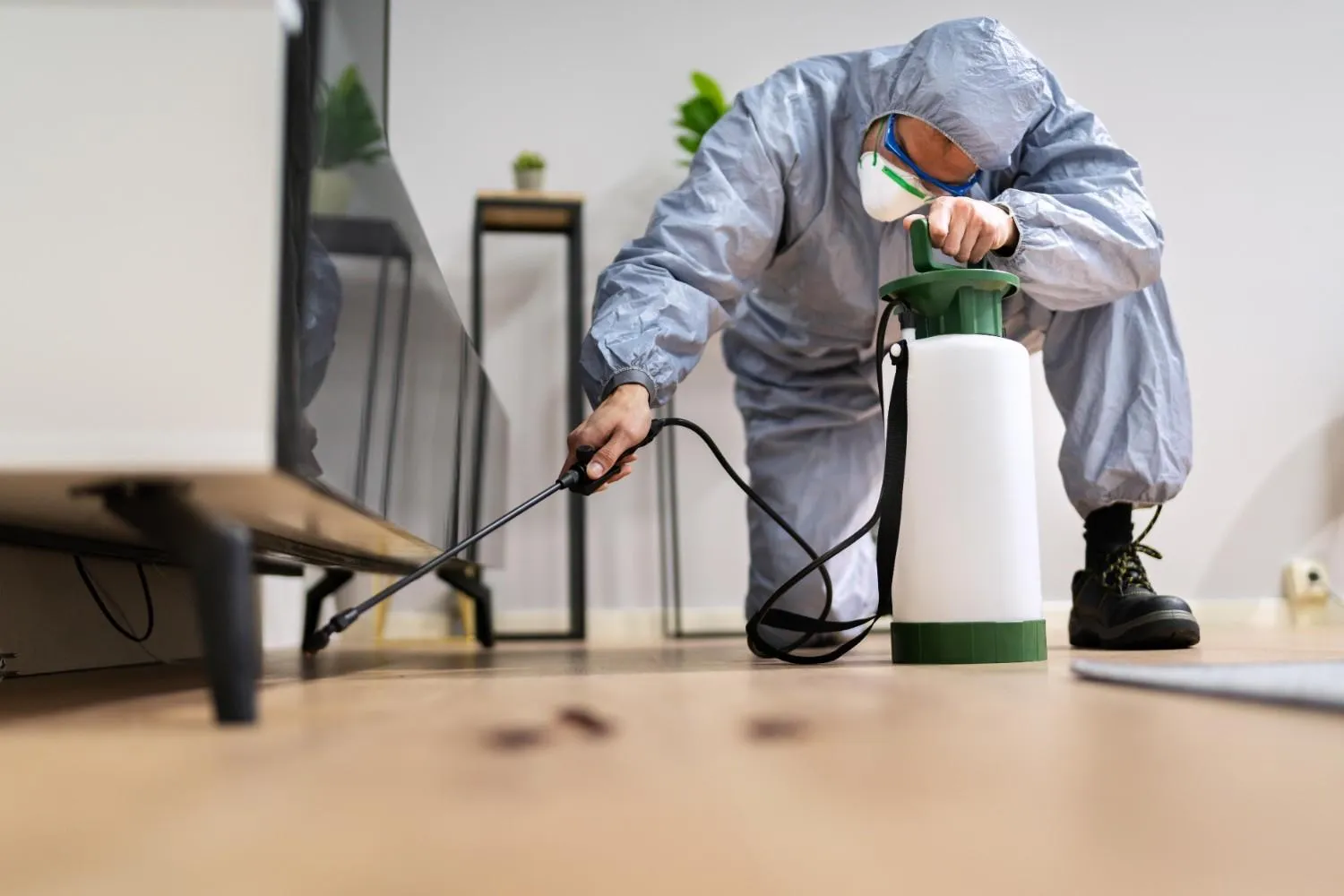 Pest Defenses expert at work indoors